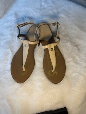 Circus by Sam Edelman Nude Color T-Strap Sandals Size 9